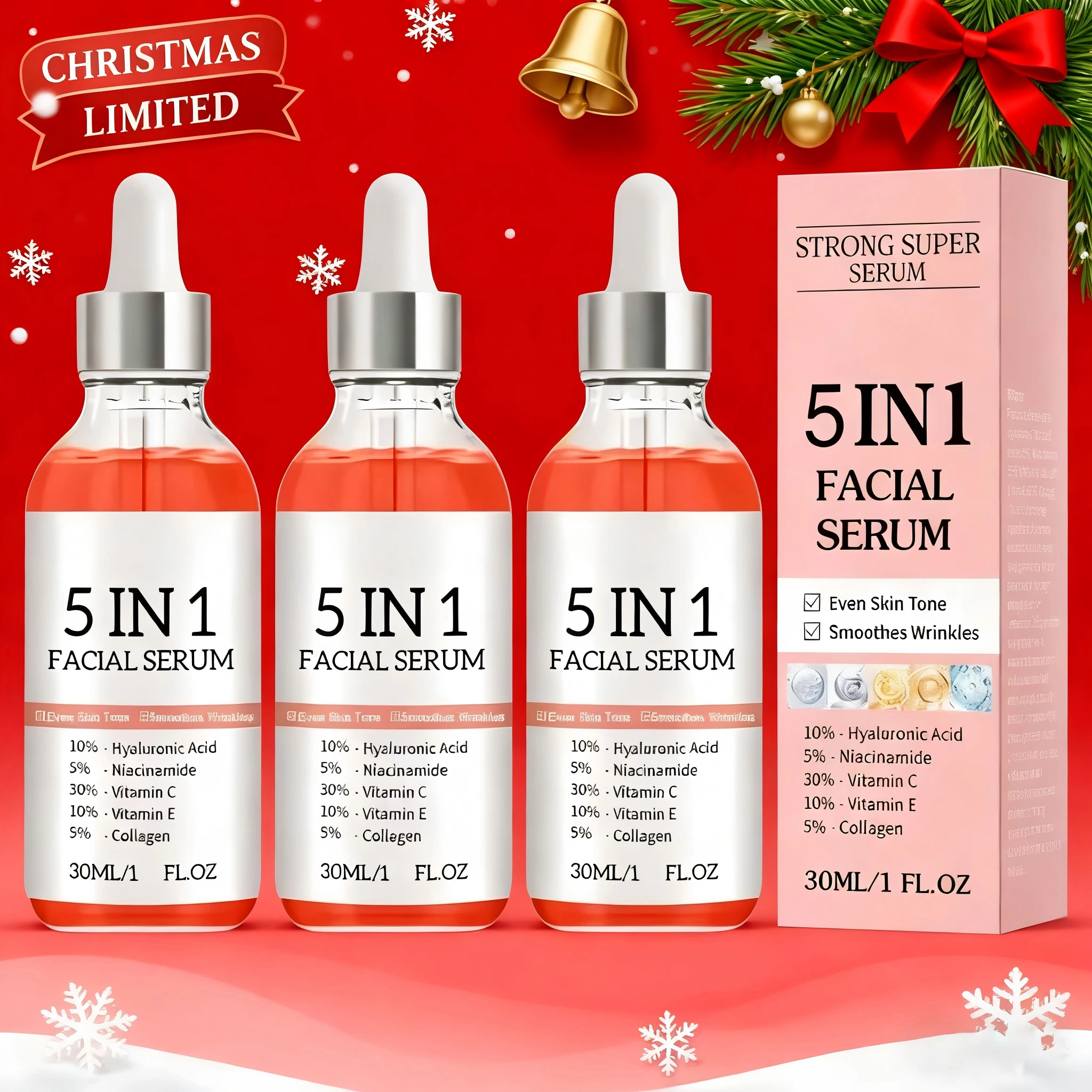 5 In 1 Face Serum 3… - image