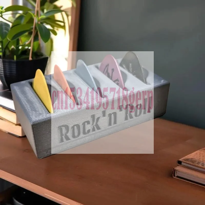 

{DODOA} 3D Printed Guitar Amp Speaker Guitar Picks Display Holder Guitar Pick Storage Box For Guitar Players And Music Lover