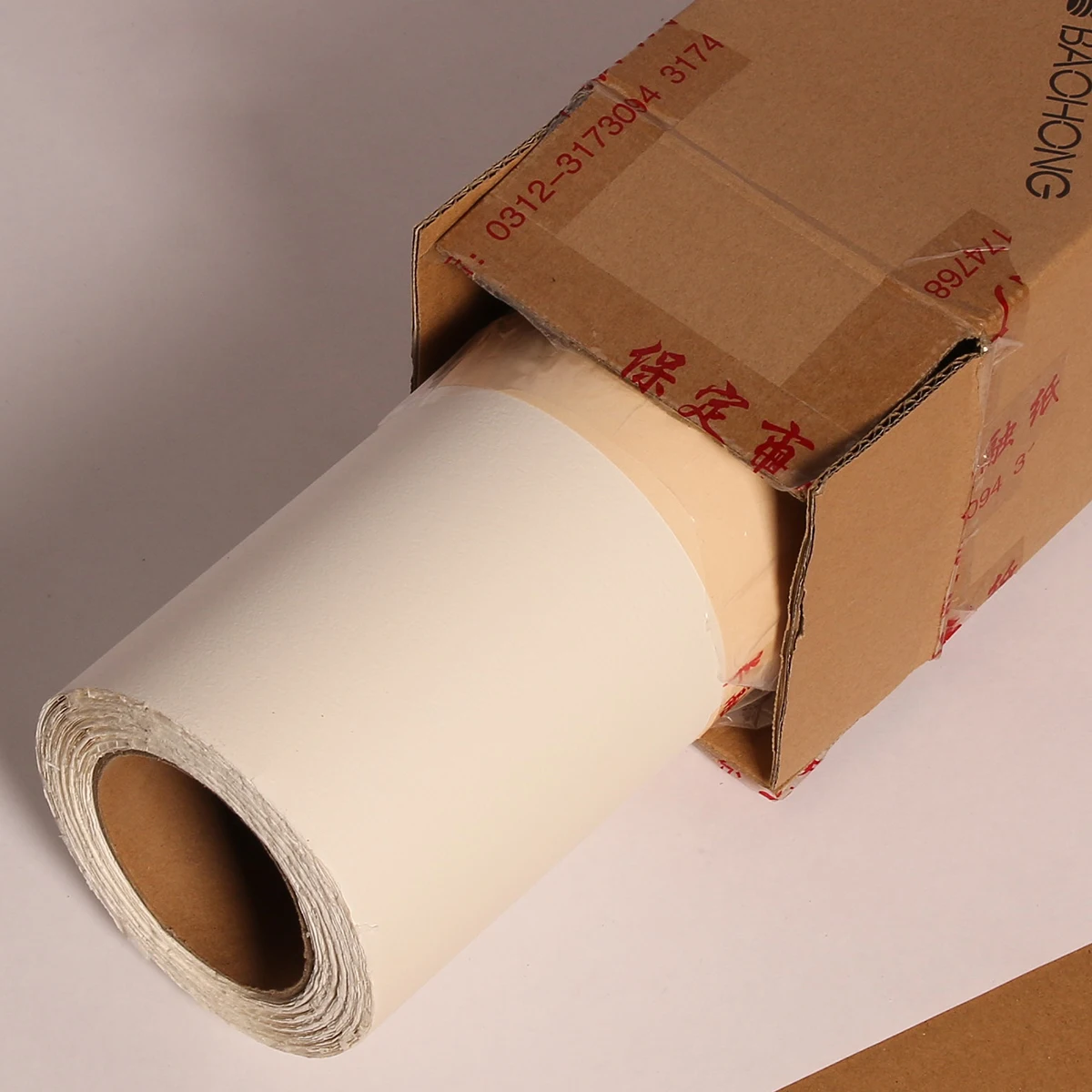 BaoHong Master Artist Watercolor Paper Cotton 100% Painting Paper Gouache Acrylic, Fountain pen Inkjet 130cm*10M Roll up