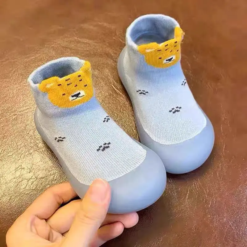 Baby Floor Shoes Non-slip Rubber Soft Sole Breathable Spring and Autumn Cartoon Cute Indoor and Outdoor Walking Shoes