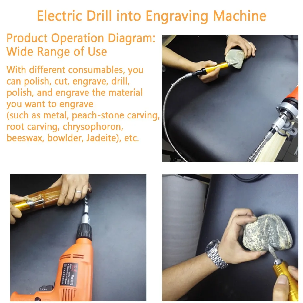 

с 5-лезвийным электрическим долото для резьбы по дереву с гаечным патроном, приводной блок, необходимо долото для резьбы по дереву