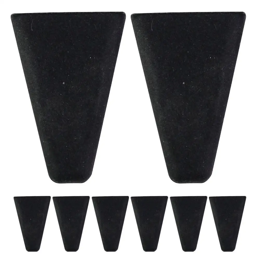 8 Pcs Air Fryer Basket Replacement Corner Buffer Pads for Air Fryer Feet Dishwasher Safe Stable Dehydrator Rack Black