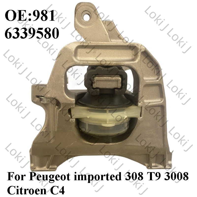 Loki J Engine elastic bracket 9816339580 for Peugeot imported 308 T9 3008 Citroen C4