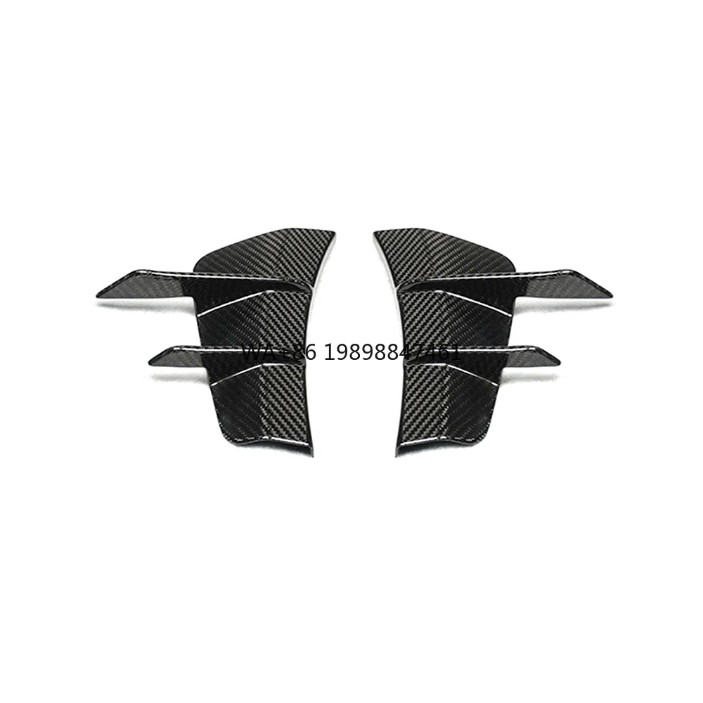 

High Strength Factory Wholesale 100% Dry Carbon Fiber Front Bumper Canards Spoilers for BENZ AMG C43 W205