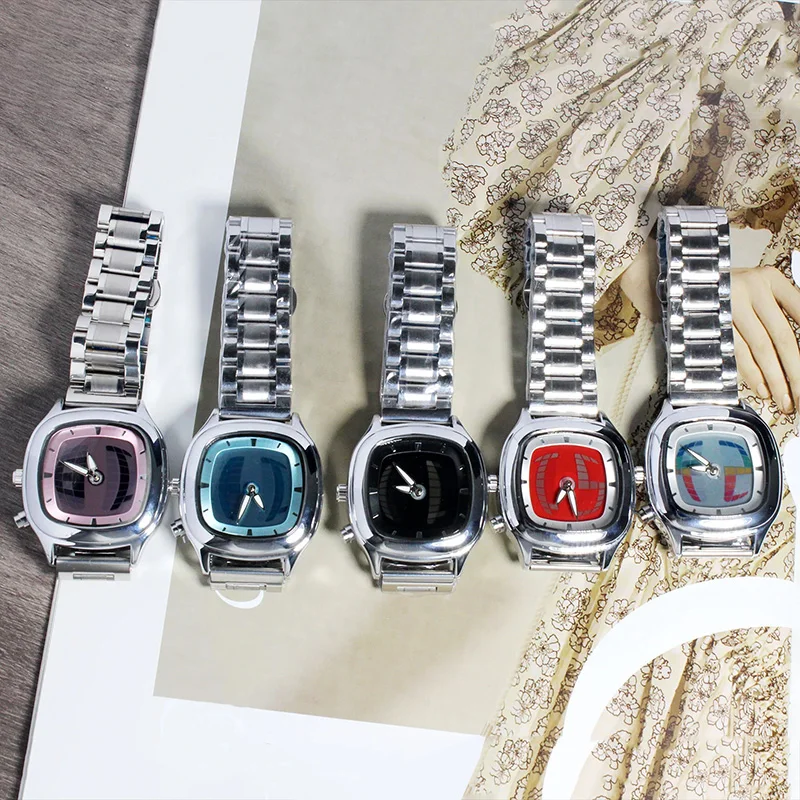 Luxury Quartz Watch Man Casual Fashion Digital Dial Design Square Wristwatch Waterproof Sports Men\'s Watches Gift y2k Reloj+box