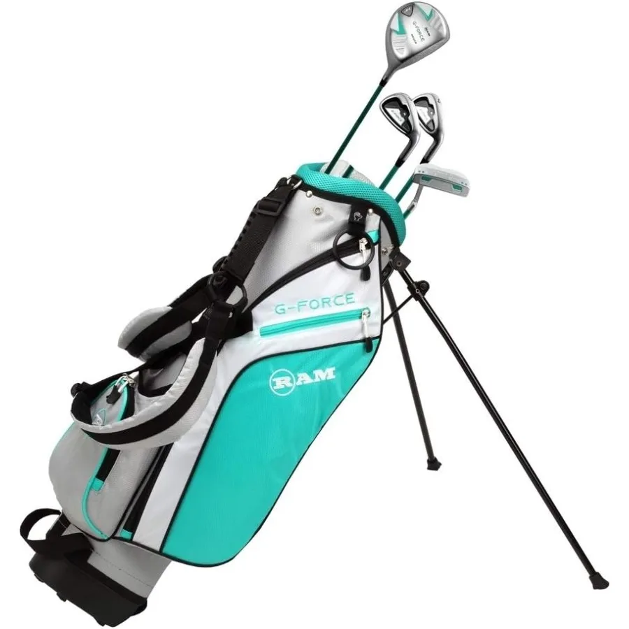 

Golf Junior GForce Girls Right Hand Golf Clubs Set with Bag for Young Female Players Ideal for Beginners and School Sports Acti