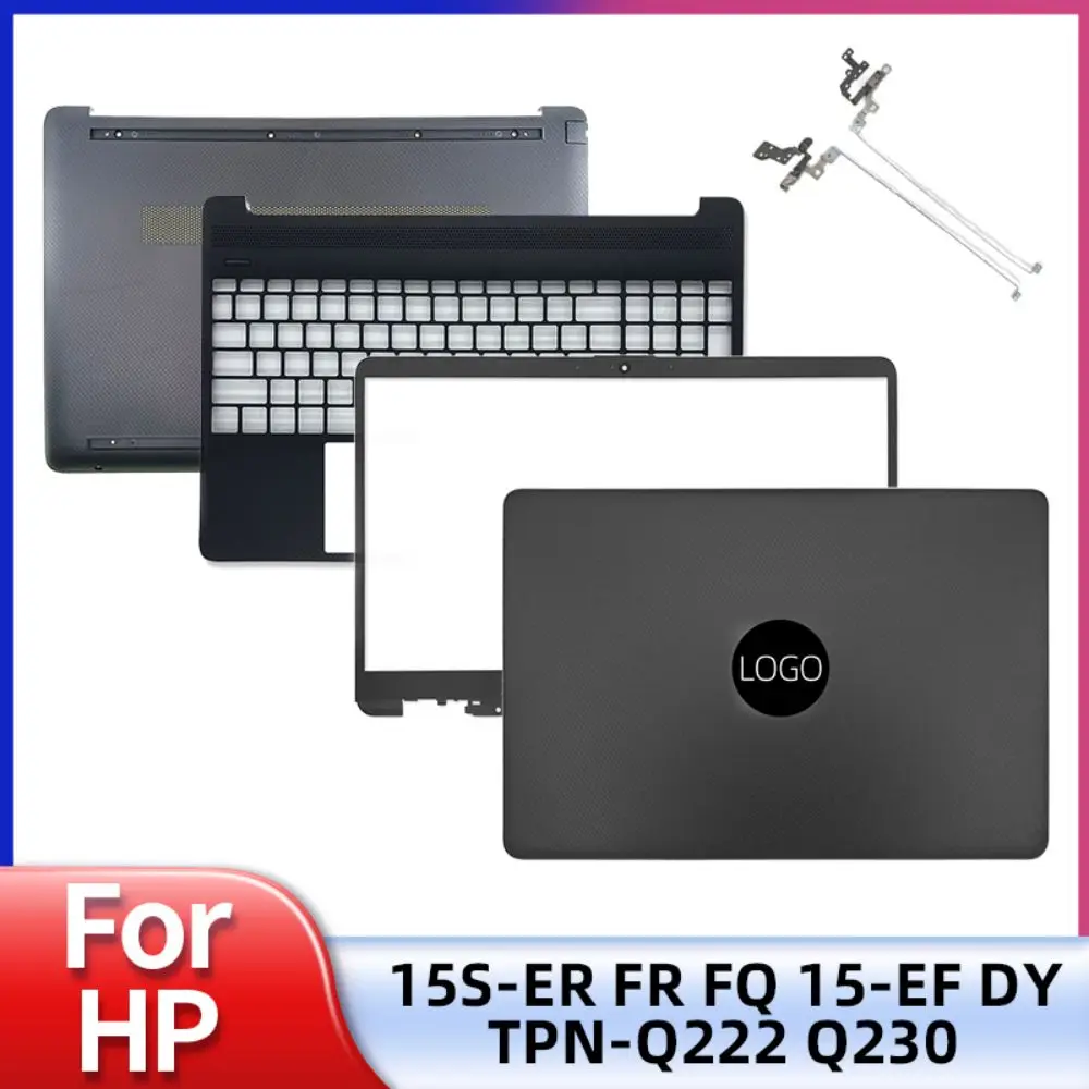 

New LCD Back Cover Front Bezel Laptop Palmrest Hinges Bottom Case For HP 15S-FQ 15S-FR 15S-EQ 15-EF 15-ER 15-DY TPN-Q222/Q230