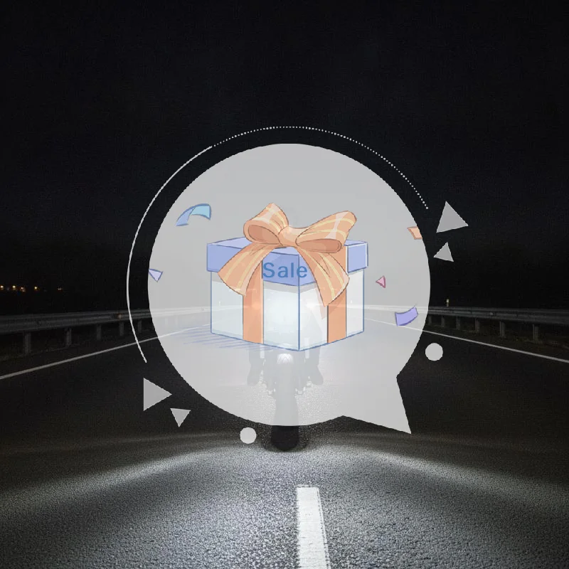 P15D LED 12V Motorcycle Headlight Bulb 6000K White Anti-glare Bright Moto Lamp for Street Bike ATV
