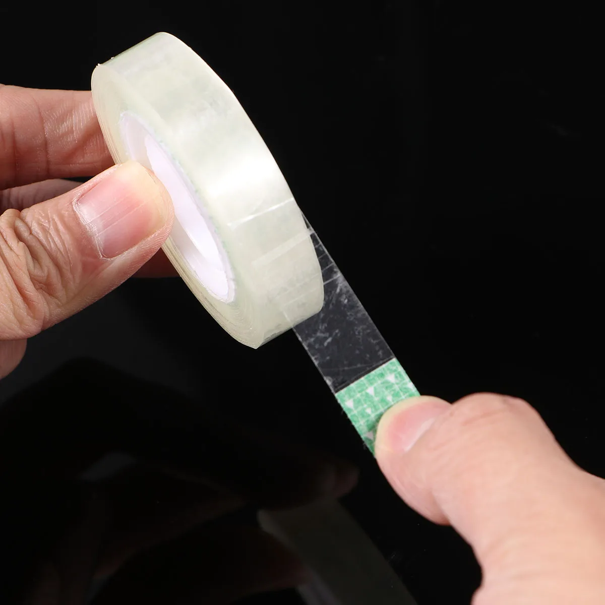 

12 Pcs Colorless Transparent Tape Student Invisible Thick Seal School Stationery