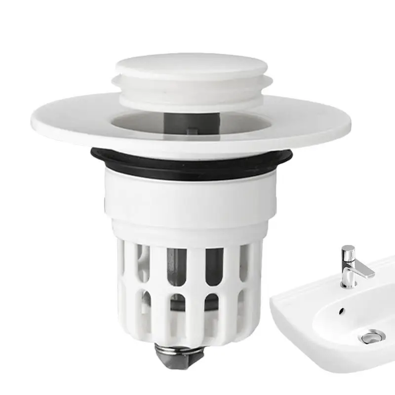 Basin Press Filter Element Efficient Wash Basin Drain Plug Rust-Proof Sink & Bathtub Drains Bathroom Sink & Bathtub Accessories