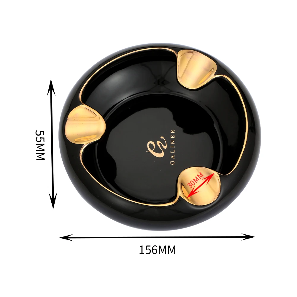 Cendrier à cigares portable, cendrier en céramique pour la maison, porte-tabac de luxe, 4 assistants, escalade ennuyeuse