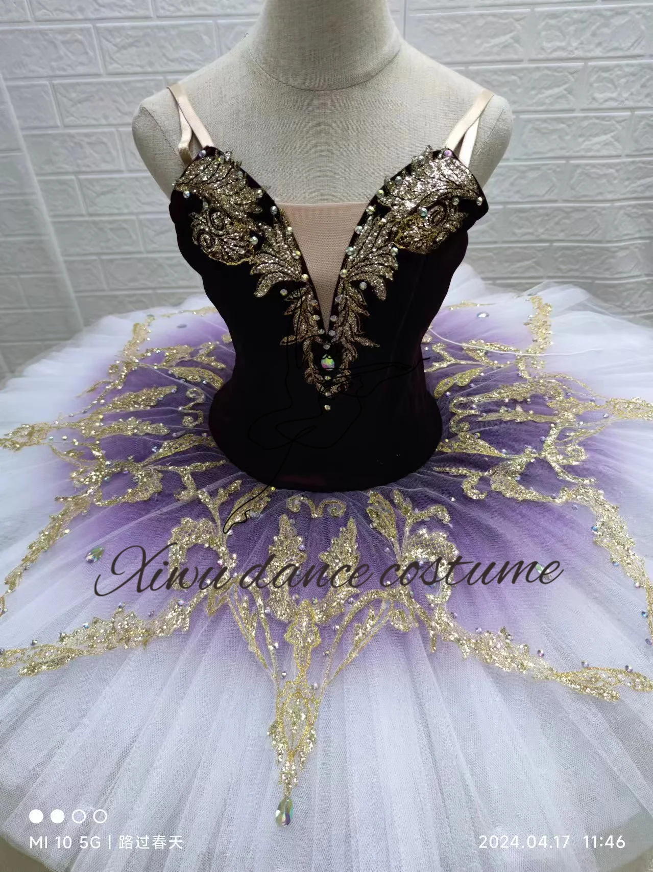 ชุดบัลเล่ต์คุณภาพสูงชุดบัลเล่ต์สำหรับแข่งขันระดับมืออาชีพ