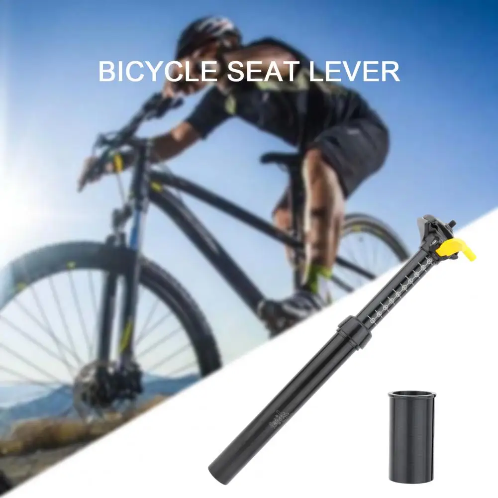 30.9/31.6mm CNC Process Perfectly Fitment Aluminum Alloy Bike Seatpost MTB Mountain Bike Manual Lifting Seatpost Riding Accessor