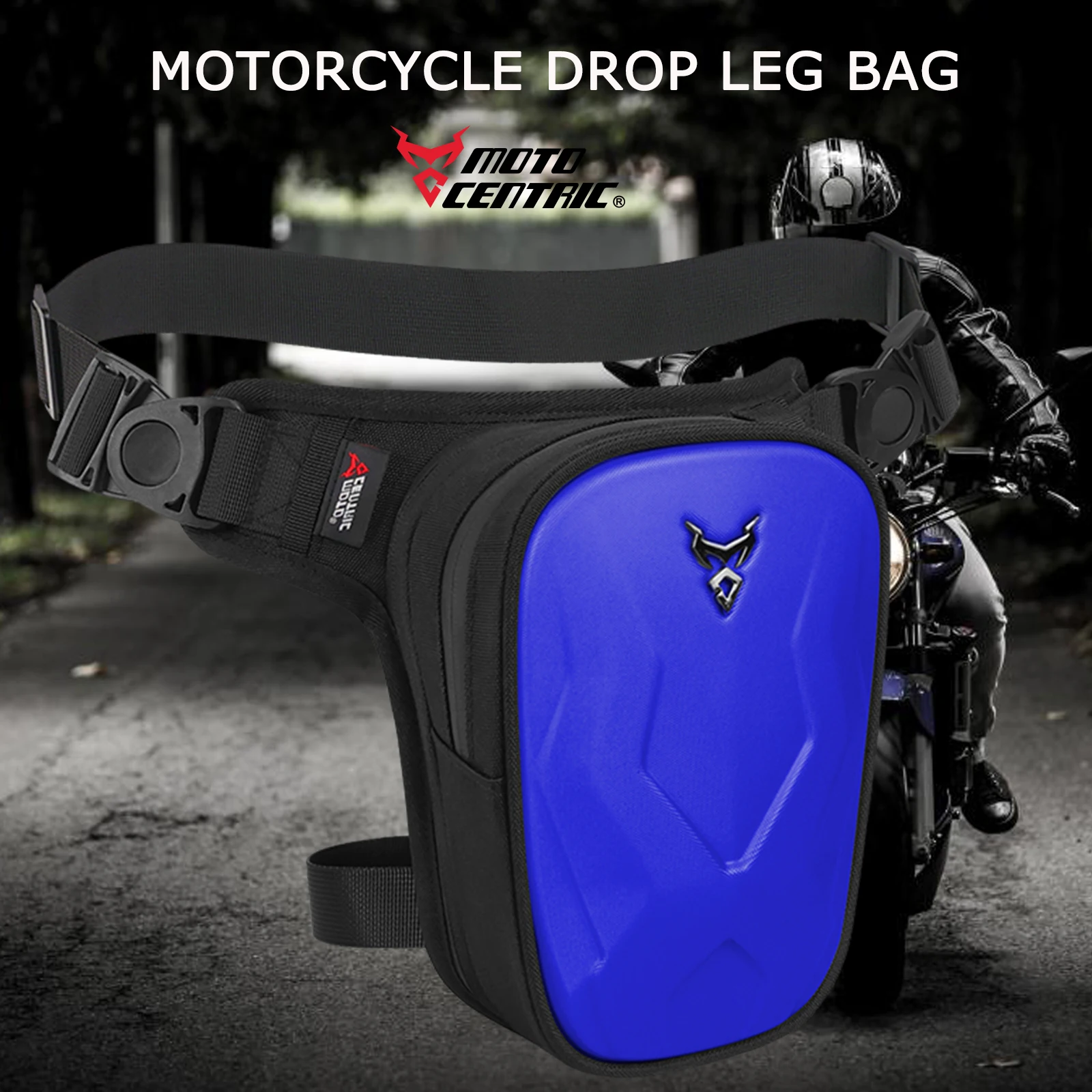 

Мотоциклетная сумка для ног, расширяемая мотоциклетная сумка на бедро, водонепроницаемая поясная сумка из АБС-пластика для мужчин и женщин, регулируемый поясной ремень, велоспорт, пеший туризм