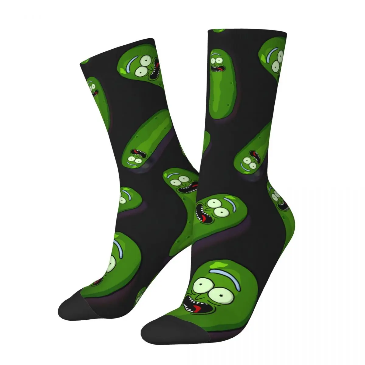 Pickled Cucumber Unisex 3D Print Mens Socks Innovatively Middle Tube Harajuku Sock