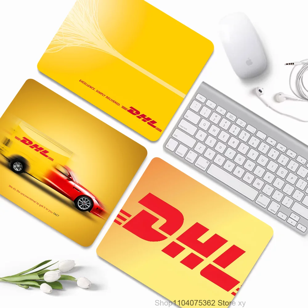 Global Express DHL Mousepad Small LockEdge Mouse Pad For Gamers Computer Desk Pad Rectangular Anti-slip Rubber