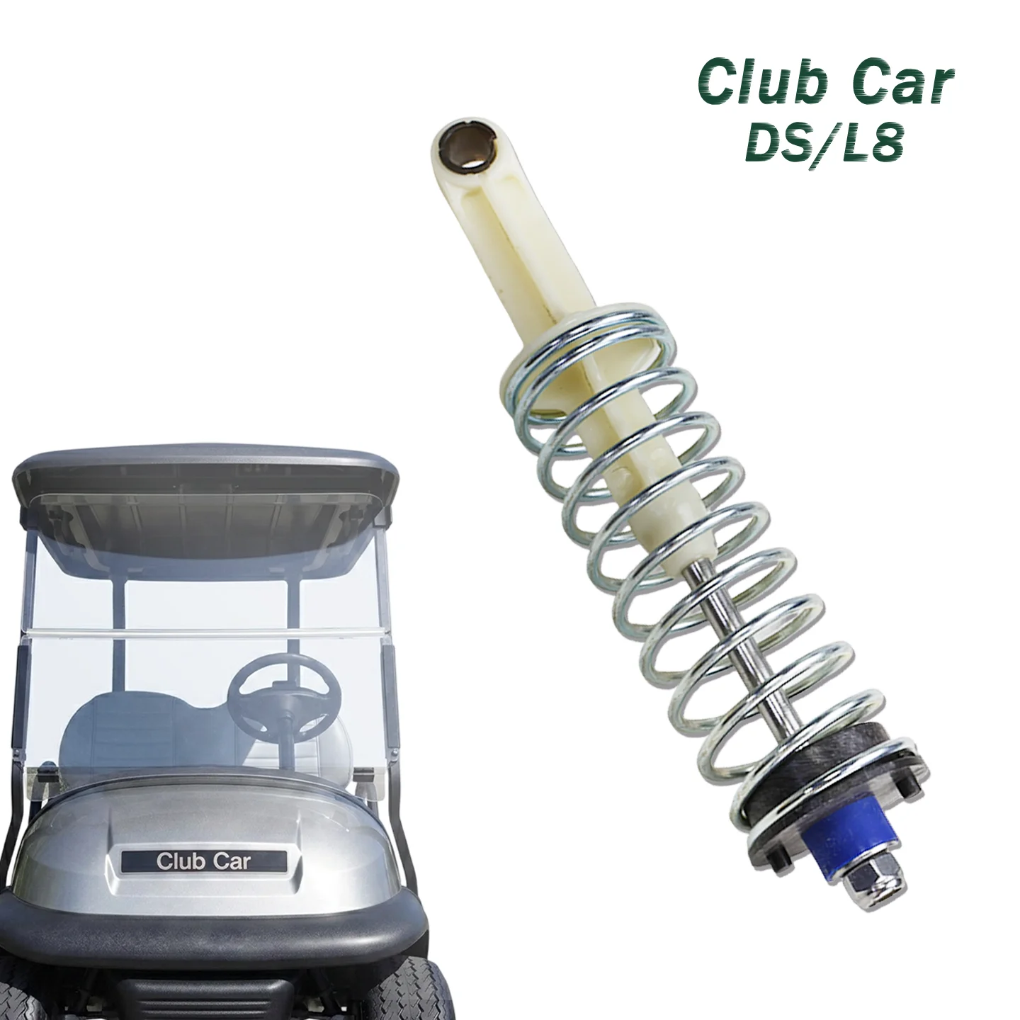 Club Car DS L8 Golf Cart Accelerator Return Spring Rod Retainer Assembly Replacement 101817401 101796201 1017378