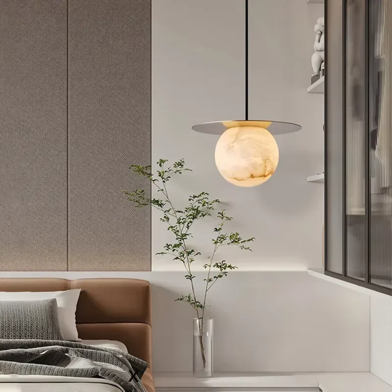 for APCITL Modern Nordic Long Ring Circle LED Chandelier Lamp Eye Caring Anti-Glare AC for Bedroom Living Dining Room
