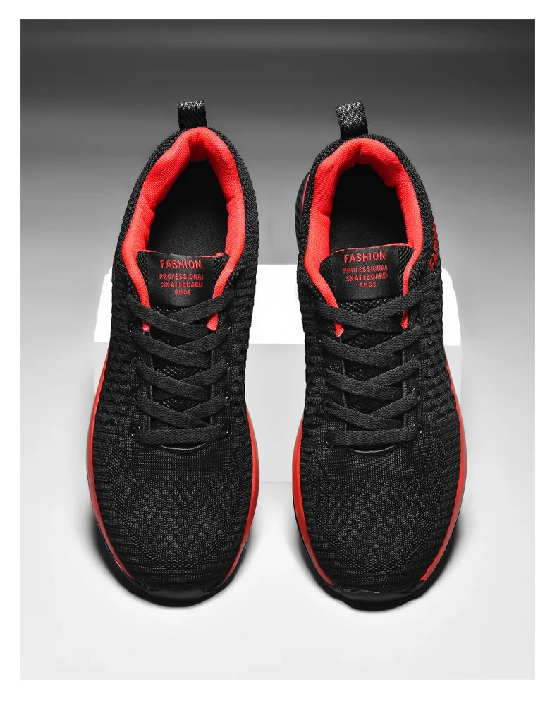 Männer Rennen Gehen Stricken Schuhe Mode Lässig Turnschuhe Atmungsaktive Sport Sportlich Gym Leichte Männer Turnschuhe Casual Schuhe – Detail 11