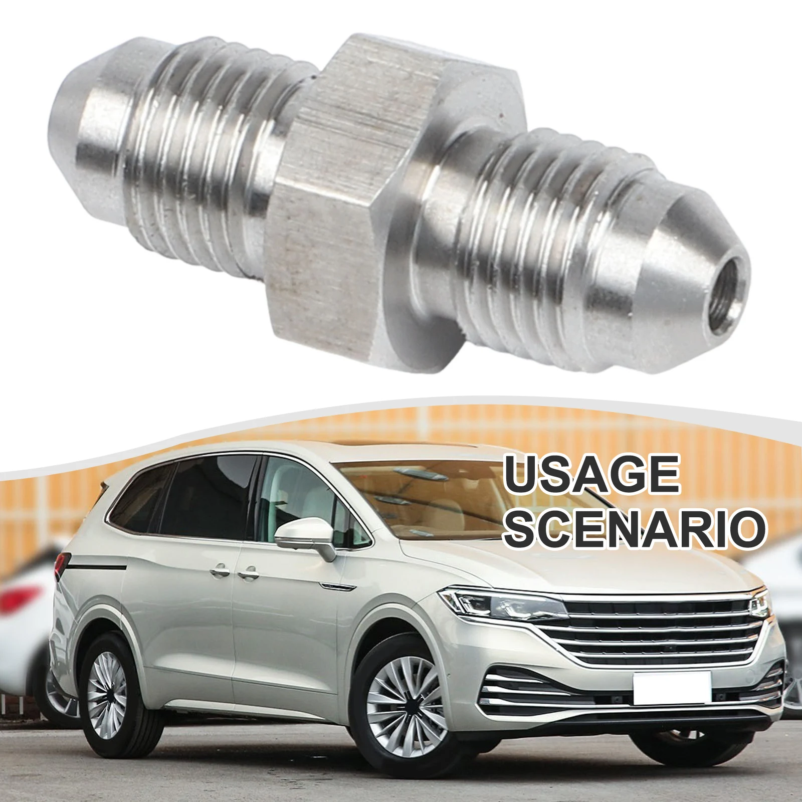 1 Pcs AN3 To M12x1 M10x1 Car Stainless Steel Adapter Fitting For General Car Modification Adapter Accessories