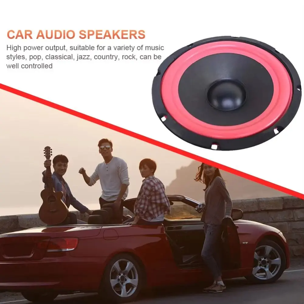 Universal Car 4 Ohms Car Speakers Magnetic Durable Coaxial Subwoofer Woofer Portable Full Range Speaker Bookshelves