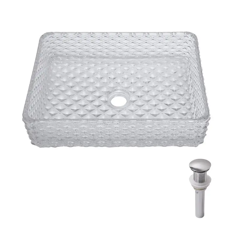 White Rectangle Ves… - image