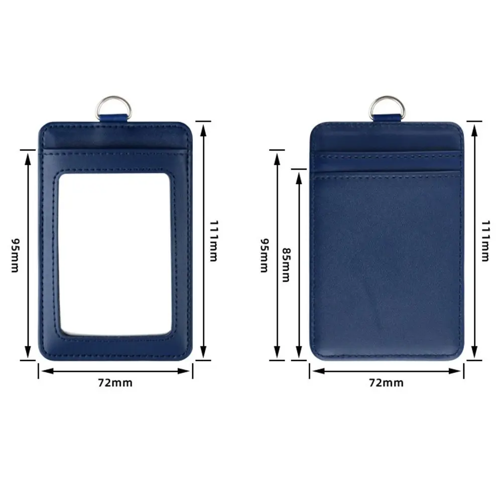 끈이있는 사무용품 3 개의 카드 위치 열쇠 고리 카드 가방 ID 끈 이름 태그 카드 배지 홀더