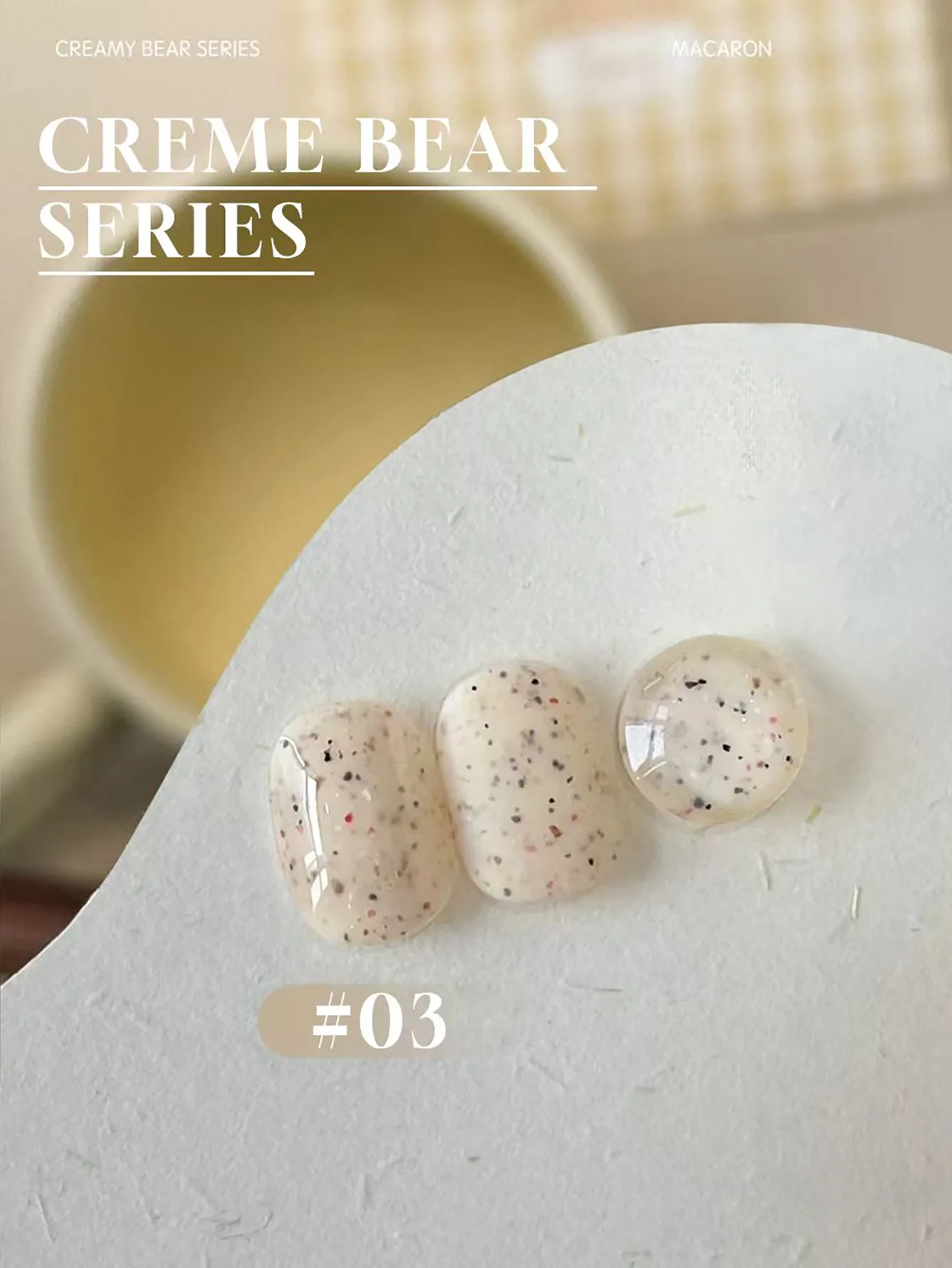 1-18pcs ZH ใหม่น่ารักหวานครีมหมี Series เจลเล็บอเนกประสงค์ Macaron Dopamine สี UV LED เจลเล็บเล็บอุปกรณ์