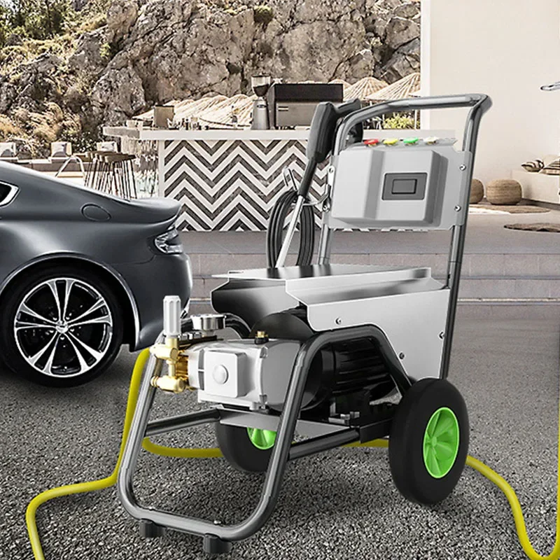 Automatic Car Washer 13L/min 2.2KW-2P Building Wall Floor Pressure Washer Commercial Household Mobile Cleaning Machine