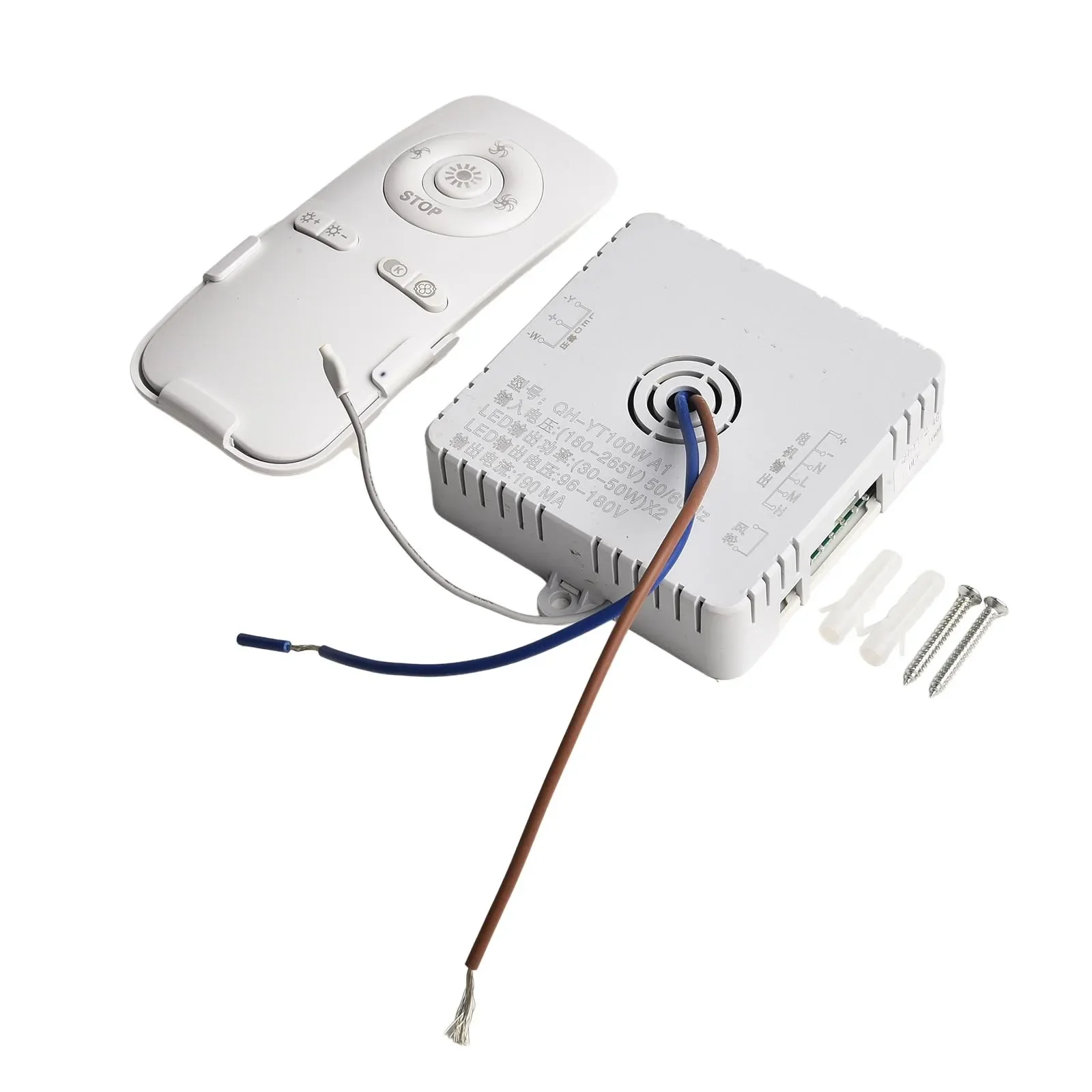 Bedroom Ceiling Fan Light Remote Control 100W Receive Controller Driver Fan Light Accessories 180-265V AC 50/60 HZ