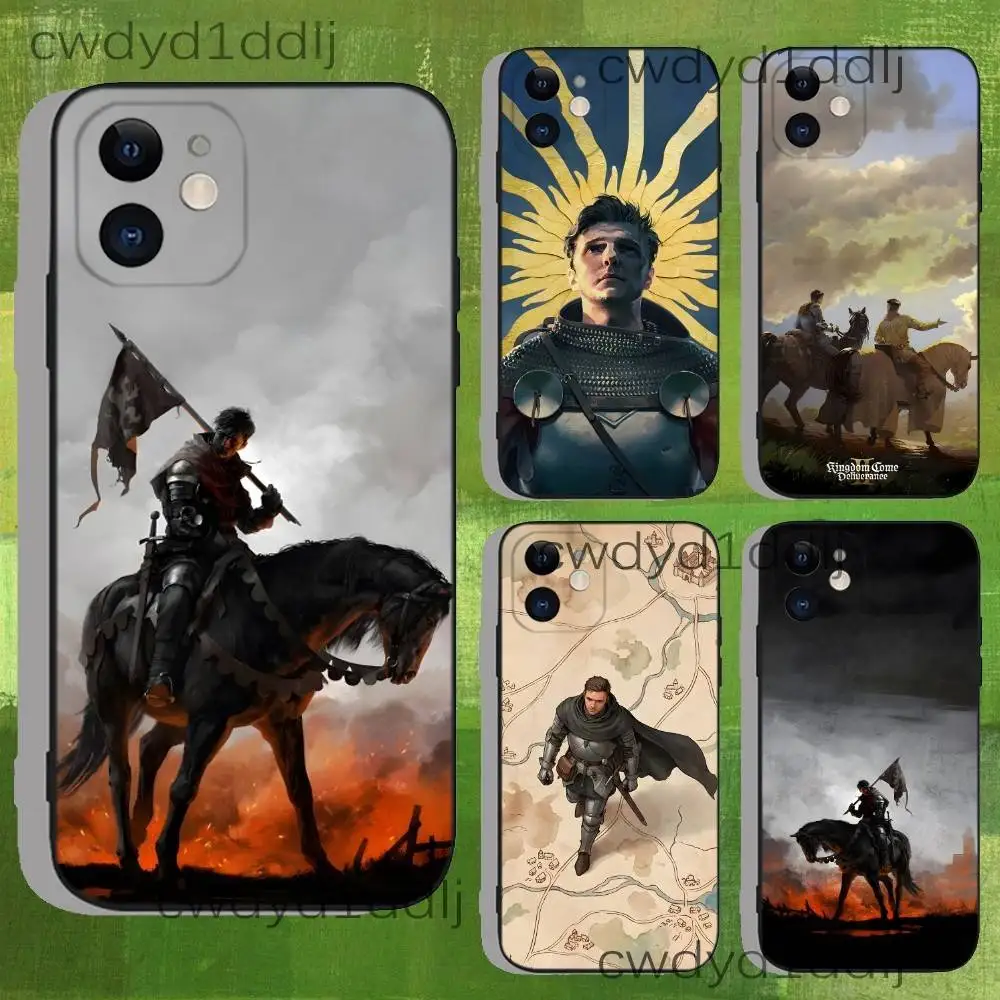 

K-Kingdom Come Deliverance Phone Case For iPhone 15,16,17,13,14,11,12,Pro,Max,Plus,E,Air,Mini Non-Slip Soft Fundas