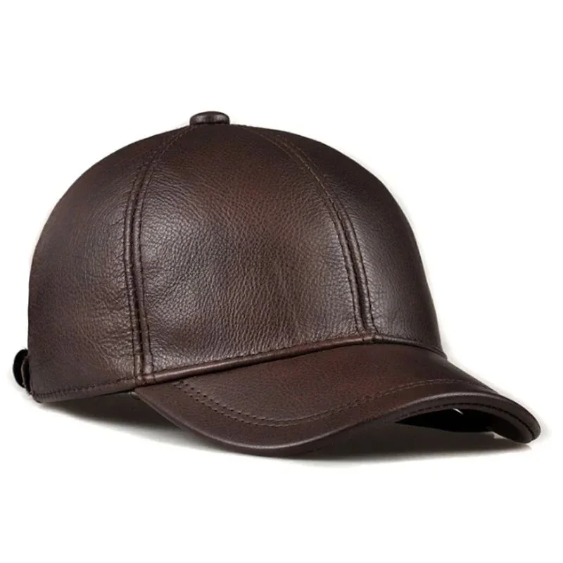 winter-men's-brown-bla-real-leather-baseball-cap-faionable-and-sli-hat-for-men-made-with-recycled-synthetic-fibers