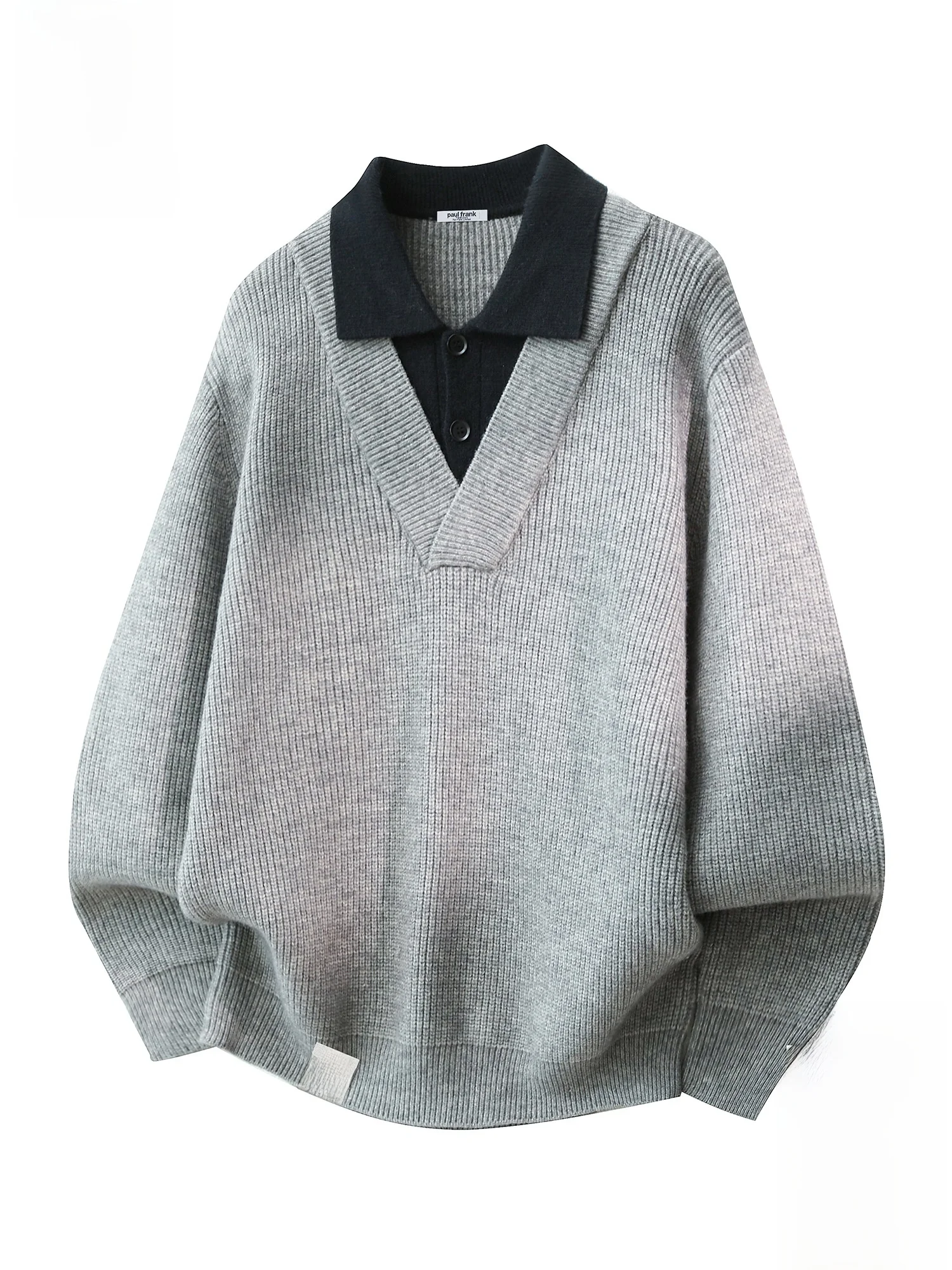 

Мужской трикотаж Paul Frank в стиле ретро: повседневный, свободный крой, комфортный, средней толщины, теплый, для весеннего сезона