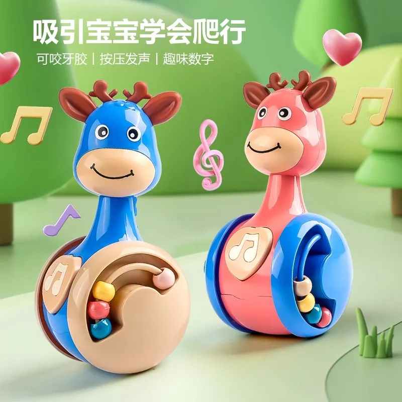 

Раздвижная игрушка для малышей старше 12 месяцев, изучающая ползание, раннее образование и головоломка для детей 0-1 лет.