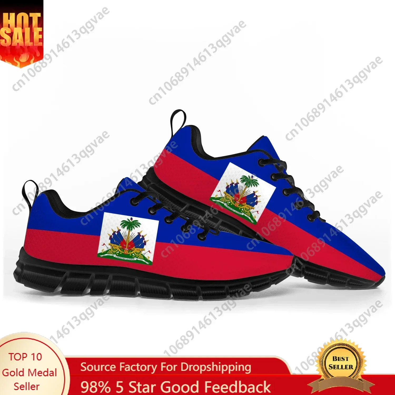 

Haitian Flag Sports Shoes Mens Womens Teenager Comfortable Sneakers Haiti Casual Custom High Quality Couple Shoes