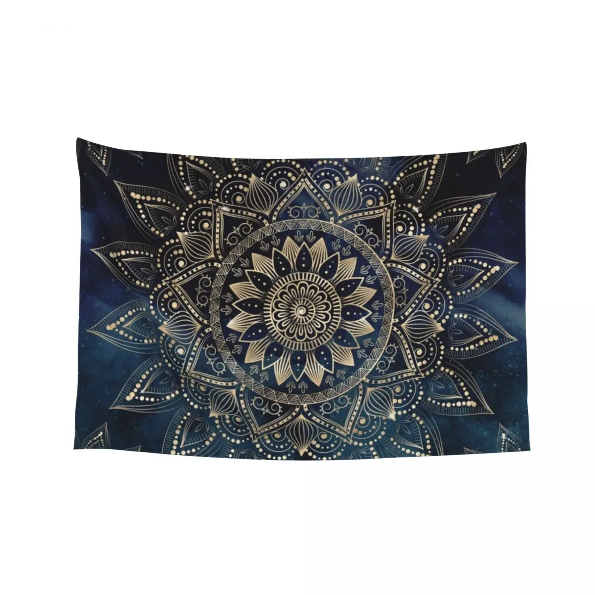 

Elegant Gold Mandala Blue Galaxy Tapestry Wallpaper Room Decor For Girls Nordic Home Decor Tapestry