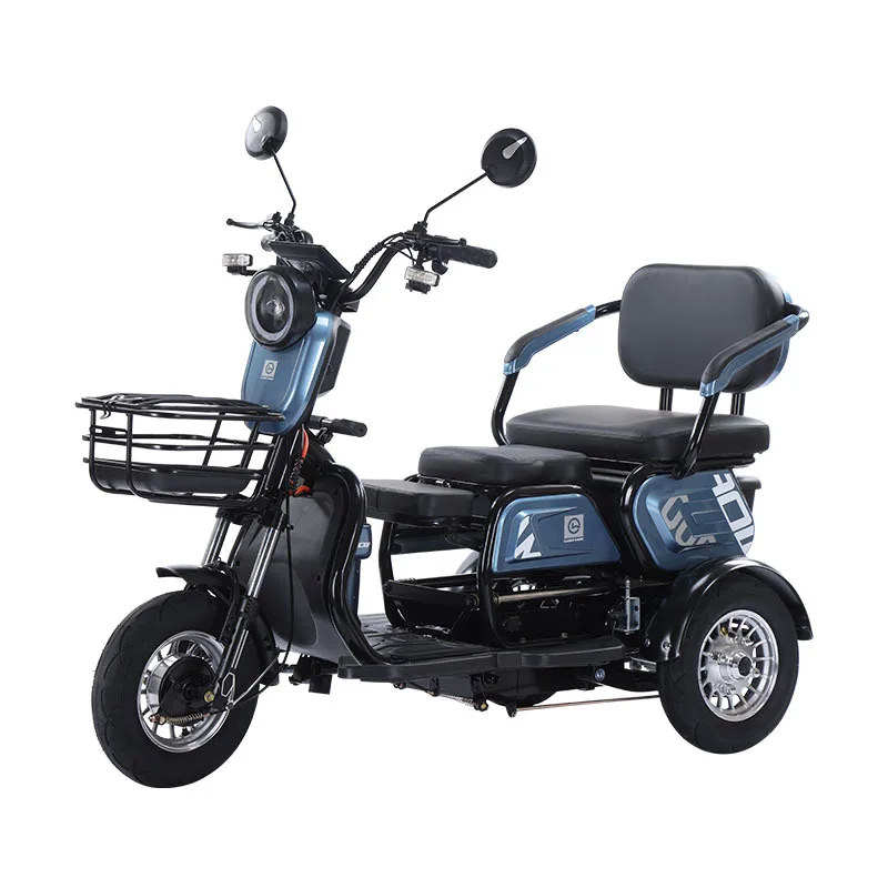 3-Wheel 1000W72V23AH Electric Mobility Scooter Adult E-Trike for Family Daily Commute, Ladies Pick Kids & Elders Travel Vehicle