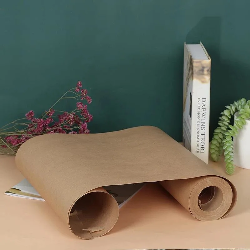 Brown Kraft Paper Sheets for Flowers Biodegradable Poster Paper Wrapping Paper Packaging Rolls