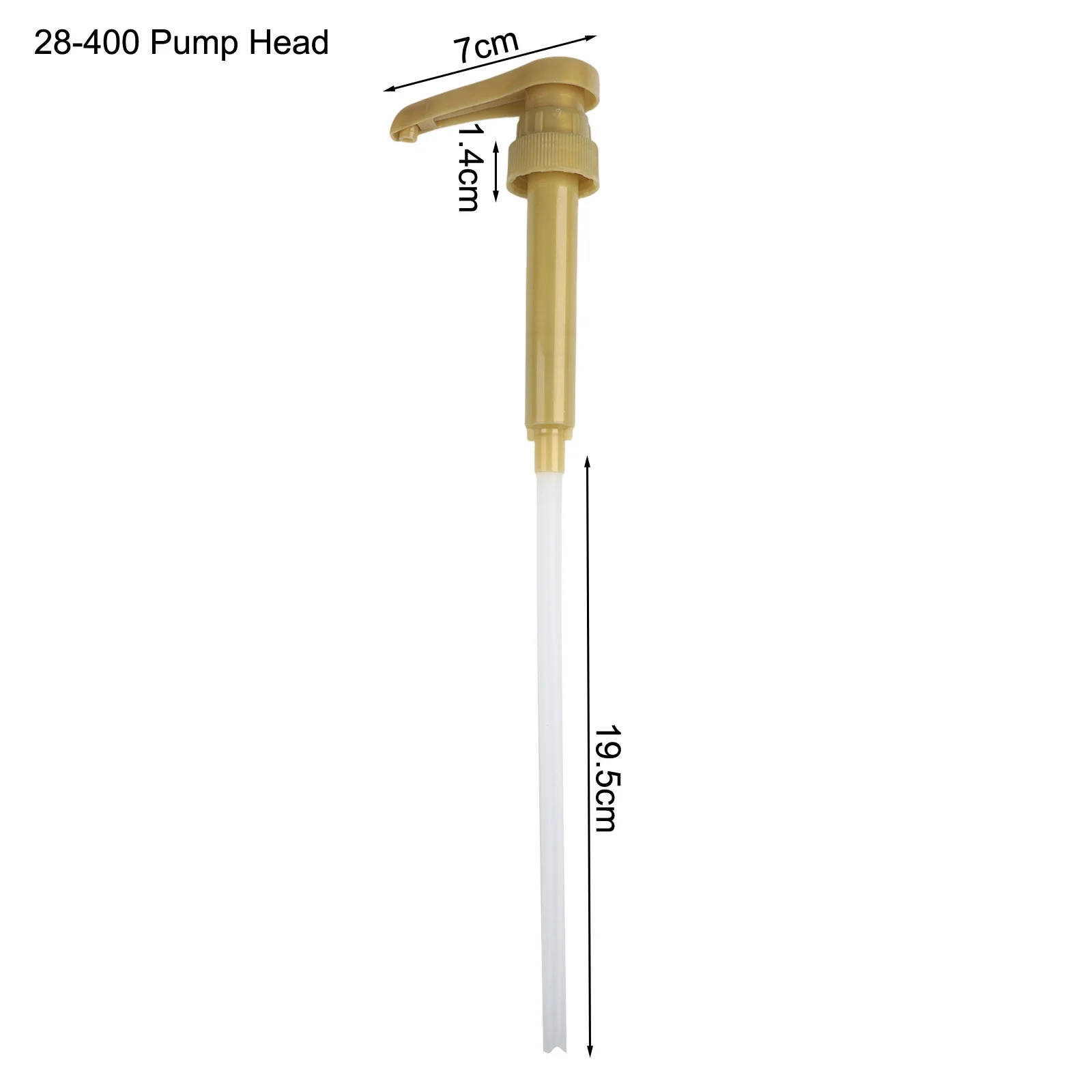 Versatile Kitchen Dispenser Bar Tool Press Type Dispenser Color As Shown Syrup Pump Head Food-grade PP Stainless Steel Spring