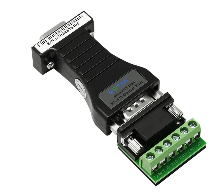 UOTEK UT-205A RS-232 to RS-422 Passive Converter Full Duplex TIA/EIA DB9