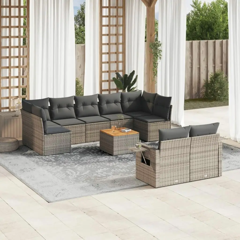 

Stylish Grey Dark Grey Garden Sofa Set Comfortable Outdoor Seating Furniture