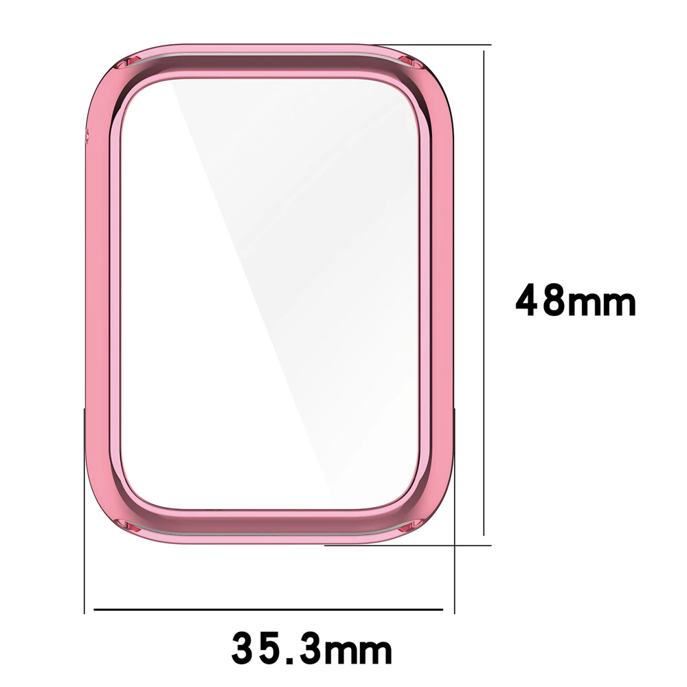 Case Cover and Tempered Glass Screen Protector For Xiaomi Mi band 8 pro Frame High Quality PC Slim Protective Accessories for Mi