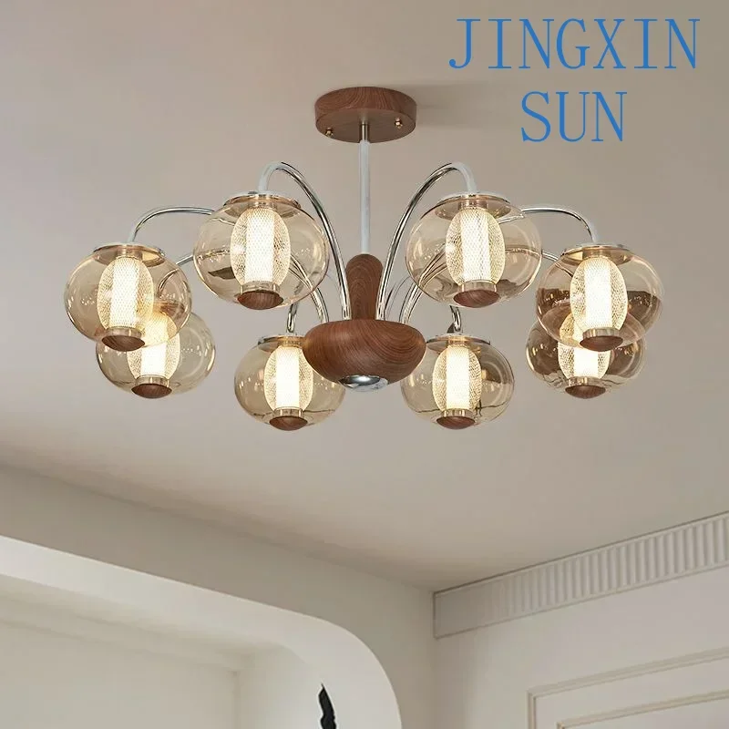 Nordic Ceiling Lamps Chandelier Light Fixtures Living Room LED Decorations Lustre Restaurant Study Room Light Bedroom Pendant