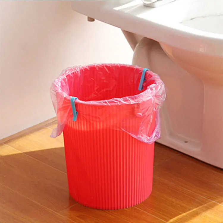 Practical Home Organizer Clip Waste Bin Bag Garbage Bags Non-Slip Clip Holder Dustbin Trash Can Retaining Clamp Sealing Clip