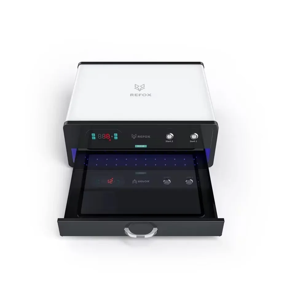 2026 REFOX RM26 UV Curing Box Large Capacity Fast Curing Lamp Machine for Mainboard LCD Glass OCA UV Glue Curing Lamp