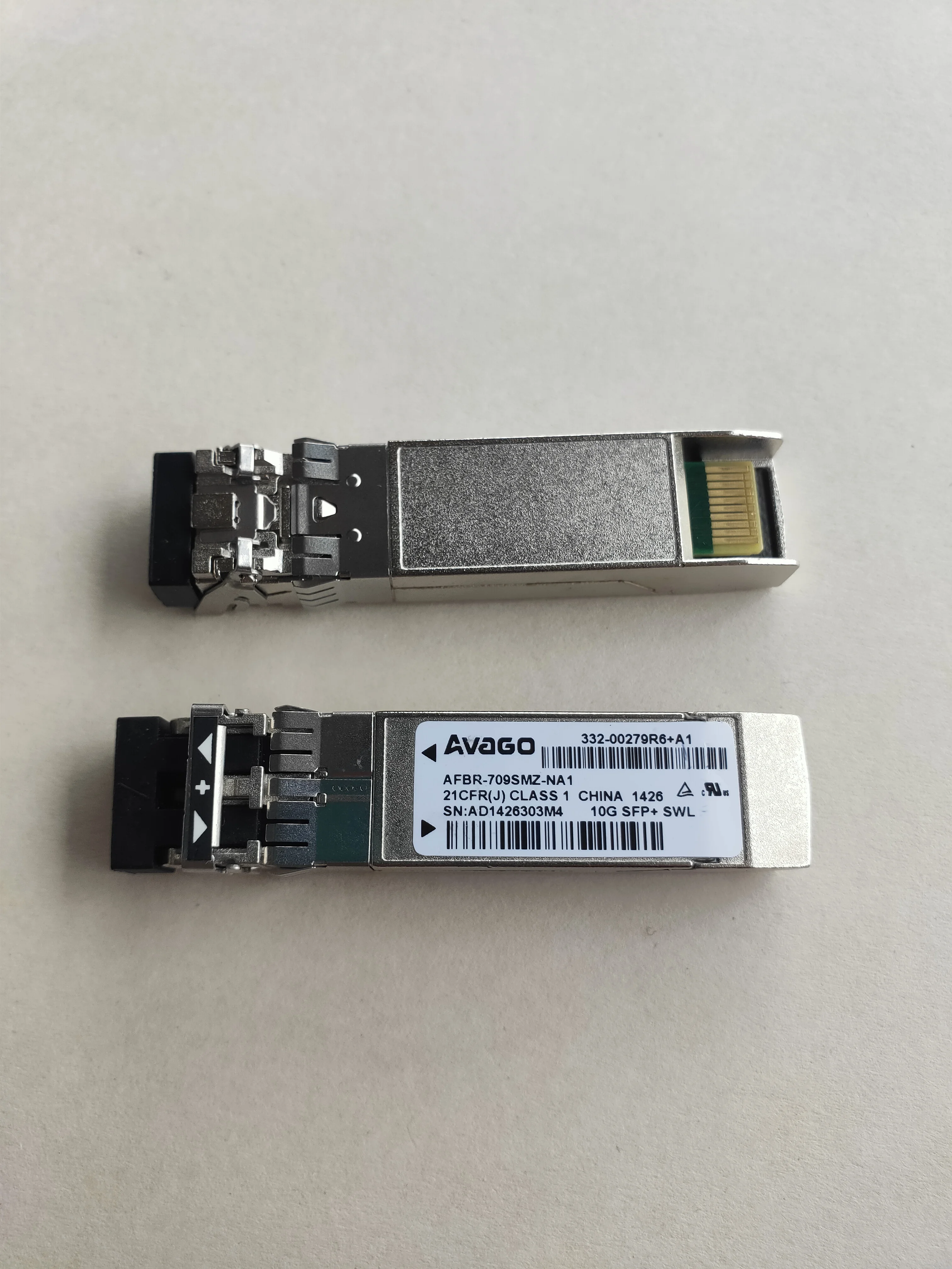 Original NETAPP 10g sfp Fiber Optical Module AFBR-709SMZ-NA1 332-00279R6+A1 10G SFP+ 10GB 850nm lc-lc SWL
