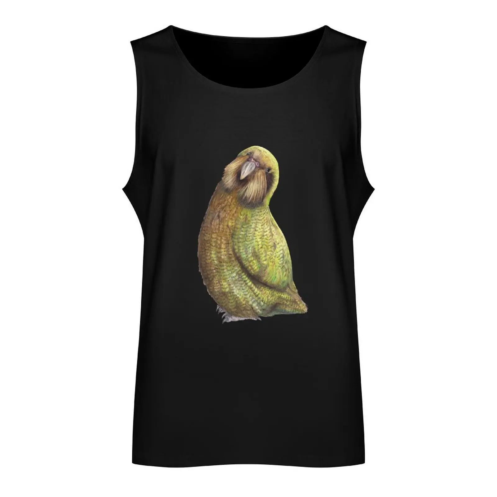 Kakapo - New Zealand Bird Tank Top mens designer clothes Sleeveless T-shirt t-shirt Men's