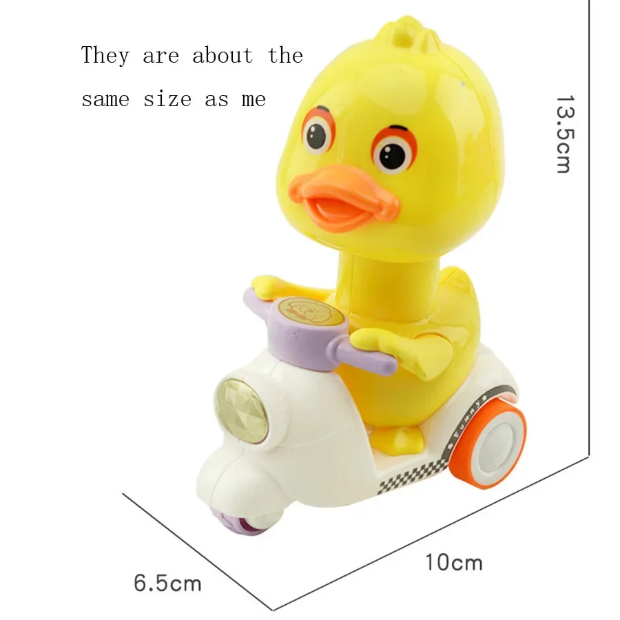 Novel Simulation Animal Riding Motorcycle Children's Toys Can Return to the Car Without Battery Pressing Children's Fun Gift