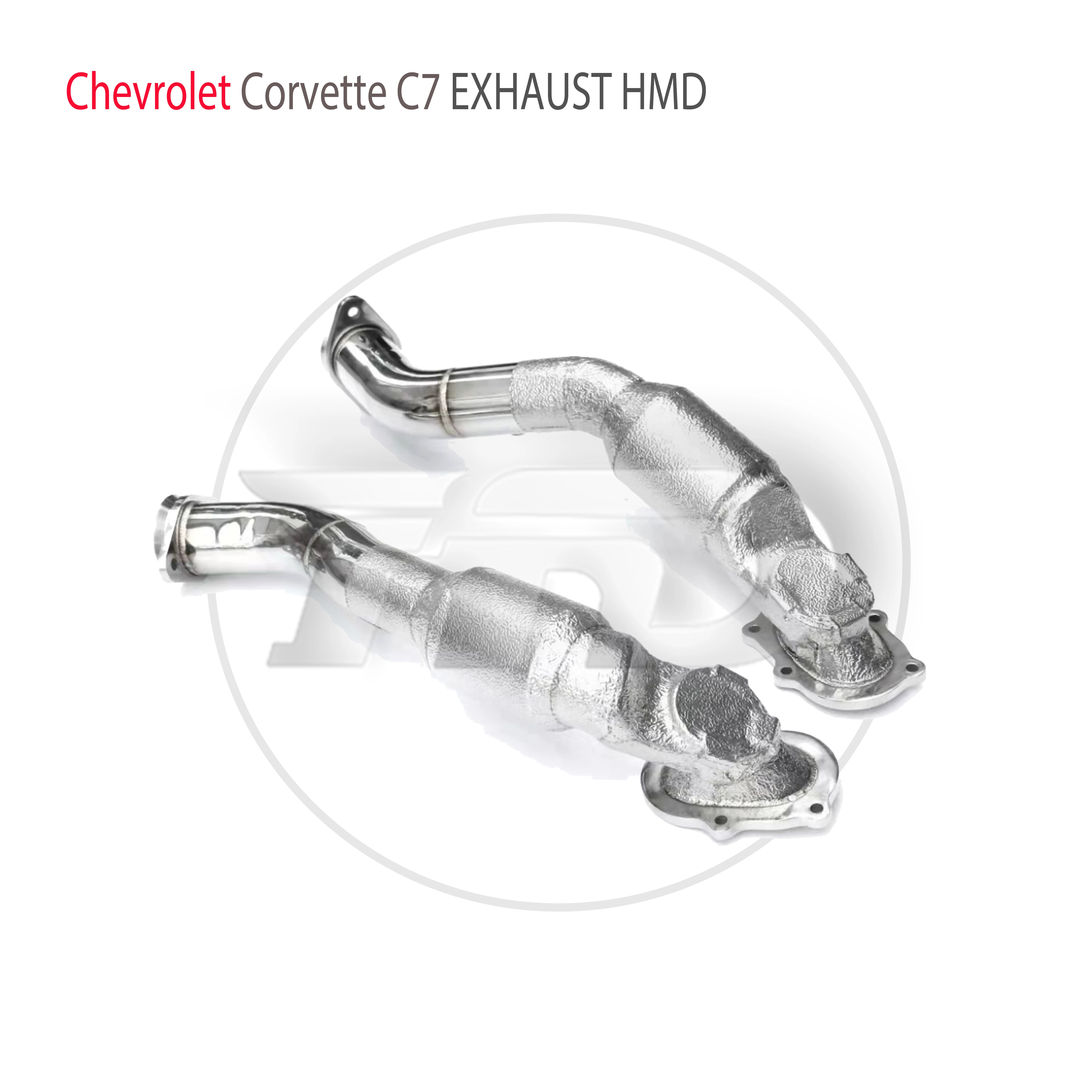 HMD Exhaust Downpipe For Chevrolet Corvette C7 with Heat shield Performance Exhaust System