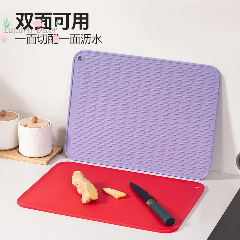 Mildew-proof household fruit baby complementary food cutting board chopping board cutting board garlic paste grinder